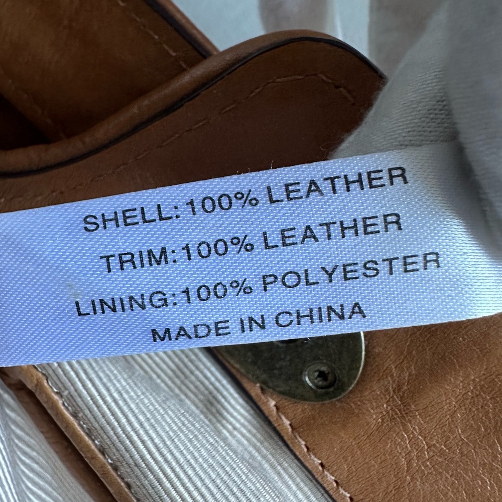 Talbots Tan Leather Shoulder Bag - Picture 4 of 15
